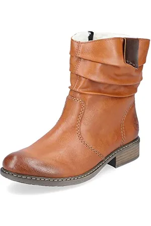 Rieker Women Ankle Boots Z4180, Ladies Ankle Boots,Low Boots,Half Boots,Bootie,Lined,Winter Boots,Brown (Braun / 22),39 EU / 6 UK