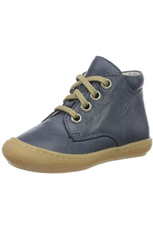 Däumling Unisex Babies’ Sami Low-Top Sneakers, Blue (Chalk Jeans 36 36), 9-12 Months