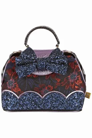 Irregular Choice Radiant Ribbon Bag, /Blue/Orange