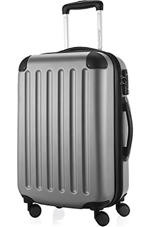 Hauptstadtkoffer Spree - Hand Luggage Hard-Shell Suitcase Trolley Rolling Suitcase Travel Suitcase, 4 Double Wheels, 55 cm, 42 L, Pull-Out Handle