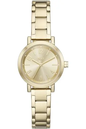 DKNY Women Analog Quartz Watch with Stainless Steel Strap NY6694
