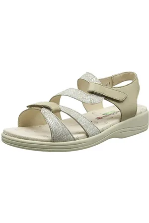 Padders Sunseek Wide Fitting 2E Womens Leather Sandals ( , Numeric_4_Point_5)