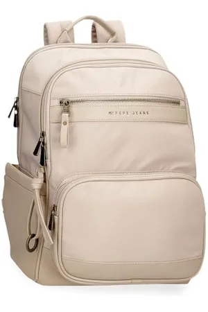 Pepe Jeans Morgan Casual Backpacks Travel Bags and Black Faux Leather for Women by Joumma Bags, , standard size, pc backpack