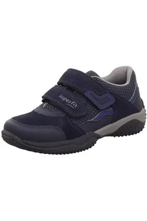Superfit Boys Storm Sneaker, Blau/GRAU 8000