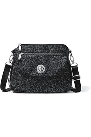 Baggallini Unisex-Adult Calais Crossbody Bags for Women 10x7 Lightweight Water-Resistant Travel Purse, RFID Protection & Interior Organization, , One Size