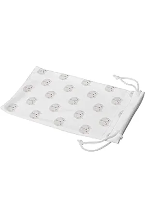 Bonamaison Digitally Printed Glasses Pouch, Sunglasses Pouch, 100% Cotton, Soft & Slim, Protective Glasses Case with Drawstring Closure, 1 Piece, 11x19 Cm