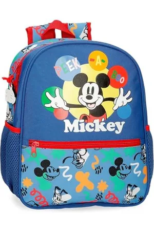 Disney Joumma Bags Mickey Peek a Boo, School Backpack, Made of Polyester, Various Pockets and Compartments, Wide, Ergonomic and Padded Straps., , Backpack 33