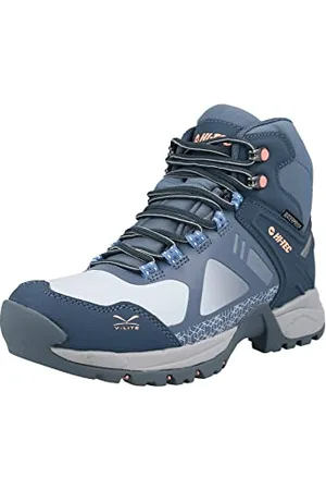 Hi-Tec V-LITE PSYCH WP WOMENS Hiking Boot, DK TURQUOISE/BLUE/PINK, 7 UK