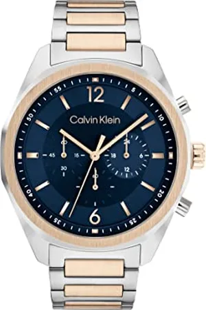 Calvin Klein Chronograph Quartz Watch for Men with Two-Tone Stainless Steel Bracelet - 25200265