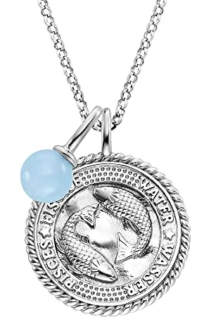 Engelsrufer Angel Whisperer ERN-PISCES-BA-ZI Silver Pisces Zodiac Sign Necklace