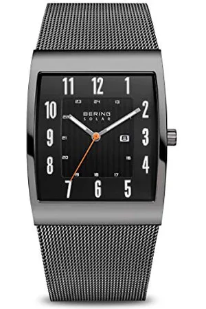 Bering Men Analog Solar Collection Watch with stainless steel Strap and Sapphire Crystal 16433-377, , 33 mm