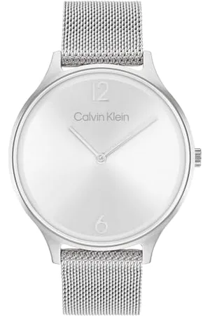 Calvin Klein Analogue Quartz Watch for Women with Stainless Steel mesh Bracelet - 25200001