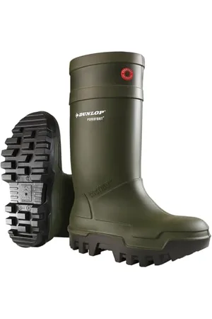 Dunlop Purofort Thermo+ - Unisex Full Safety Waterproof Work Boots, , Antistatic and Slip-Resistant Wellies with Steel Toecap for Outdoor, Farm and Industrial Work - EU43, UK9
