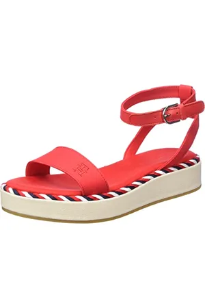 Tommy Hilfiger ROPE FLATFORM, Orange, 6.5