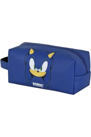 KARACTERMANIA Sega-Sonic Sight-Brick Plus Travel Toiletry Bag, , 25 x 12 cm