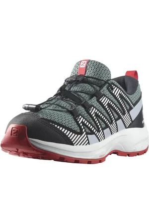 Salomon XA Pro V8 Unisex Kids Hiking & Running Shoes, Precise fit, All-Terrain Grip, and Sporty Look, Stormy Weather, 2