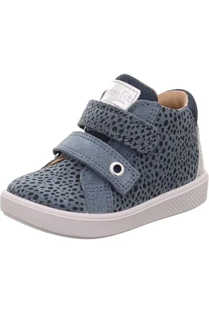 Superfit Baby Girls SUPIES Sneaker, Blau/Pink 8040