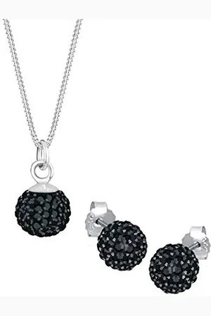 Elli Jewelry Set 925 Sterling Silver Crystal Ball