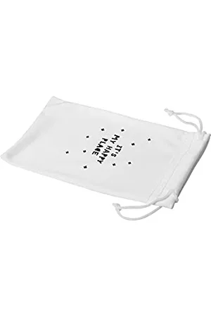 Bonamaison Digitally Printed Glasses Pouch, Sunglasses Pouch, 100% Cotton, Soft & Slim, Protective Glasses Case with Drawstring Closure, 1 Piece, 11x19 cm