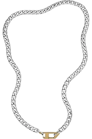 Diesel Necklace for Men Steel, L600xW7.5xH3.2mm Stainless Steel Necklace, DX1343040