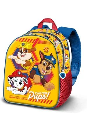 KARACTERMANIA Paw Patrol Playful-Elite 3D Backpack, Yellow, 26 x 31 cm, Capacity 8 L