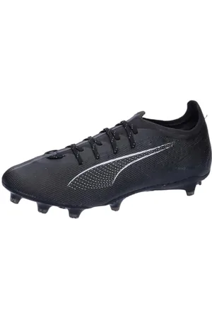 PUMA Unisex Ultra 5 PRO FG/AG Soccer Shoe, Black White, 11.5 UK