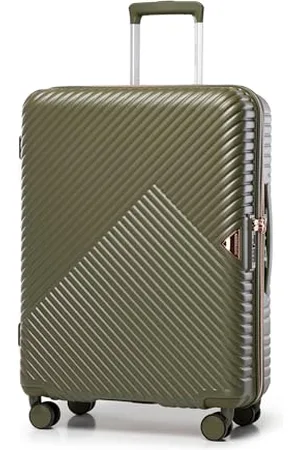 Wittchen Travel Suitcase Carry-On Cabin Luggage Hardshell Made of Polycarbonate with 4 Spinner Wheels Combination Lock Telescopic Handle GL Style Line Size Medium Suitcase