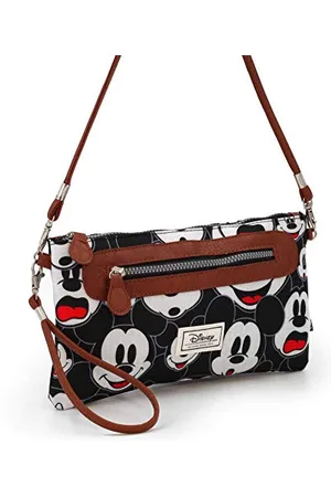 Disney Mickey Mouse Visages-Action Handy Shoulder Bag, , 28 x 17 cm