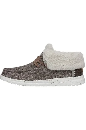 Hey dude Wendy Fold Stitch Cozy - Womens Boots - Walut - Size UK 6