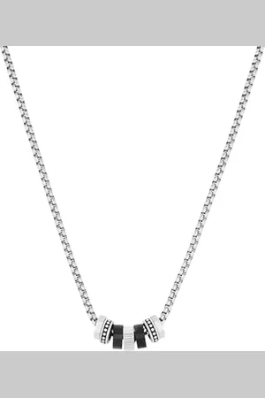 QS by s.Oliver Necklace with Pendant Stainless Steel Men