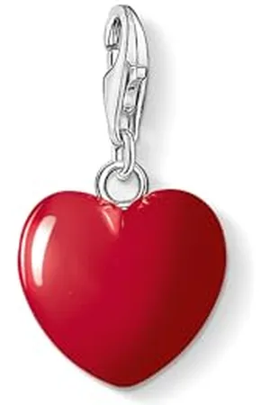 Thomas Sabo 0016-007-10 Heart Charm Pendant in 925 Sterling Silver
