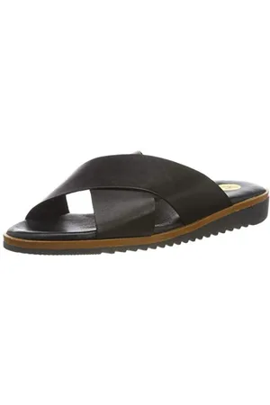 Hudson Women Sky Leather Open Toe Sandals, Black (Black 01), 6 UK