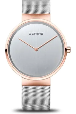 Bering Women Analog Quartz Classic Collection Watch with stainless steel Strap and Sapphire Crystal 14539-060
