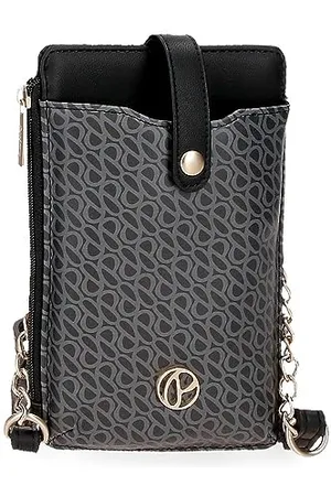 Pepe Jeans Megan Shoulder Bag Small Black 9.5 x 16.5 cm Faux Leather, , One Size, Small Crossbody Bag