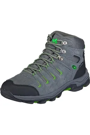 LICO Unisex Manaslu High Cross Country Running Shoe, Black Anthrazit Black Green, 10.5 UK