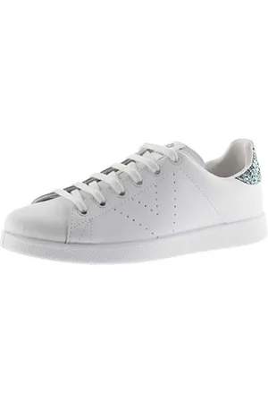 victoria Tenis Leather Low Tennis & Glitter Back & Perforated Logo 1125104 for Women 37