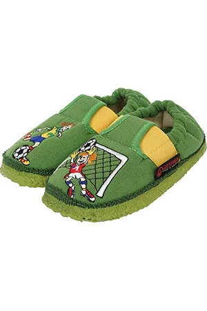 Giesswein Arnstadt, Niedrige Hausschuhe Jungen, Gras 467, 23 EU