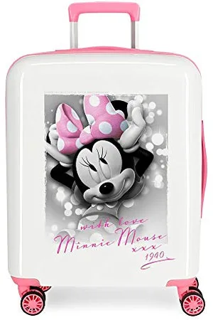 Disney Minnie Style Multicoloured Cabin Suitcase 37 x 55 x 20 cm Rigid ABS Combination Lock 38.4 Litre 2.9 kg 4 Double Wheels Hand Luggage