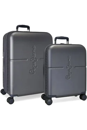 Pepe Jeans Highlight Suitcase Set Blue 55/70 cm Rigid ABS Built-in TSA Closure 116L 7.6 kg 4 Wheels Double Hand Luggage