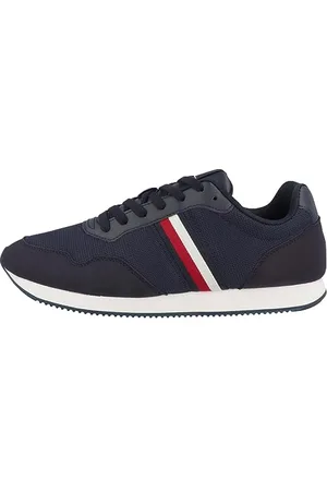 Tommy Hilfiger Men Core Lo Runner Trainers Athletic, Blue (Desert Sky), 40 EU