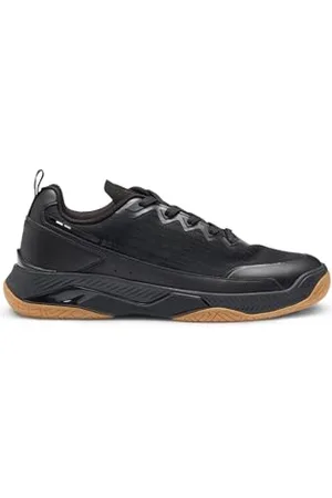 HUGO BOSS Mens Courtstride Tenn Mixed-Material Trainers with Anti-Slip Sole Size 7