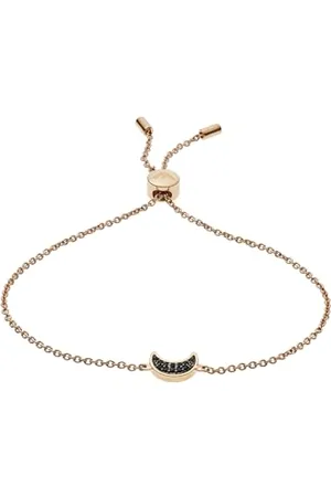 Emporio Armani Bracelet for Women , Inner Length: 160-235 mm; Size Moon: 9x7x2 mm Rose Gold Sterling Silver Bracelet, EG3369221