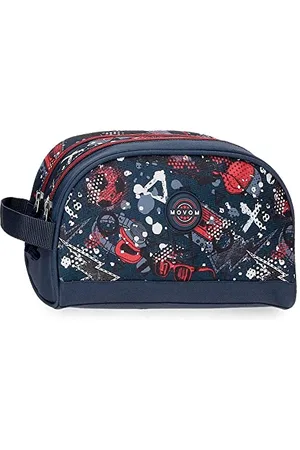 MOVOM Leisure Beauty Case Two Compartments Adaptable Multicolor, , Double Toiletry Bag
