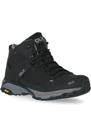 DLX Renton Mens Walking Waterproof Boots Lightweight Black Hiking