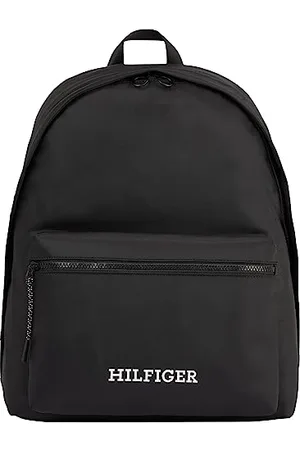 Tommy Hilfiger Men Backpack Monotype Dome Hand Luggage, Multicolor (Black), One Size