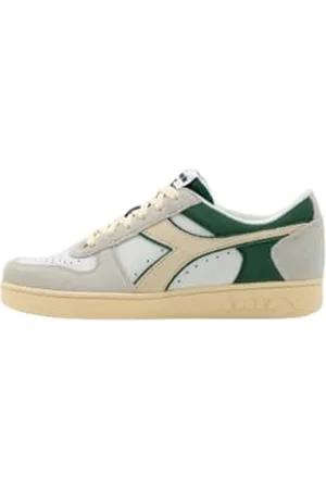 Diadora Unisex Magic Basket Low Suede Leather Gymnastics Shoe, , 3.5 UK