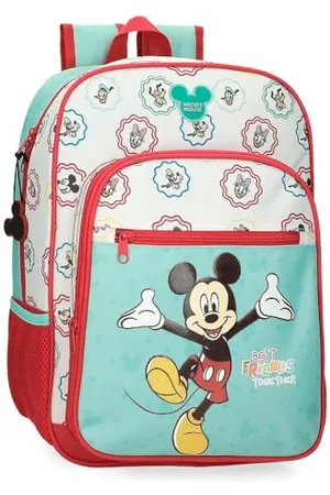 Disney Joumma Mickey Best Friends Together School Backpack Multicolor 30x38x12cm Polyester 13.68L, , School Backpack