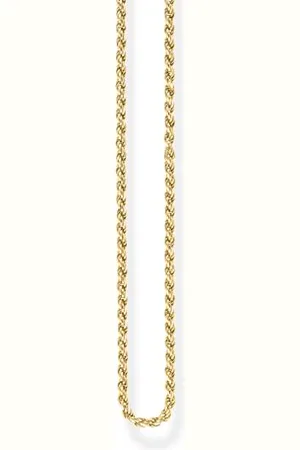 Thomas Sabo Rope Chain Plated Yellow of Length 70cm