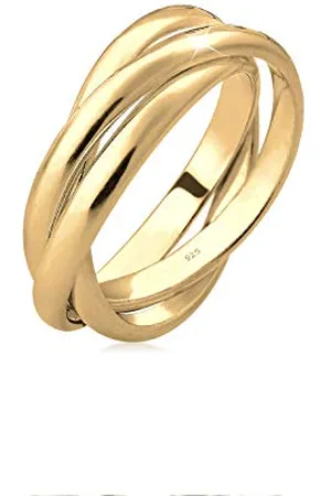 Elli Ring Ladies Trio Wrap Basic in 925 Sterling Silver