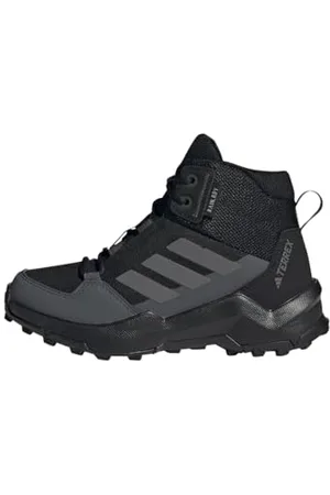 adidas Unisex Terrex AX4R MID RAIN.RDY Hiking Shoes Non-Football, Core Black/Grey Four/Grey Six, 12.5 UK